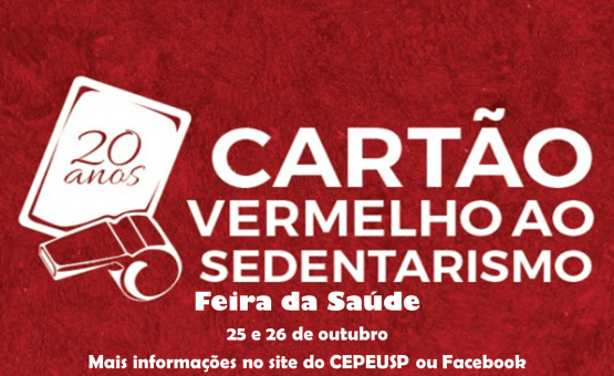 Feira da Saúde Cartão Vermelho centralizado