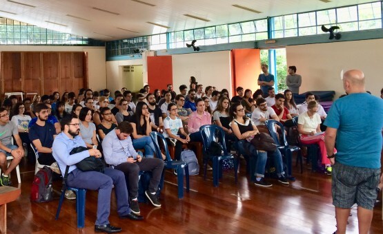 Alunos matriculados Campus Butantã- apresentação da disciplina PRG0001 2018 em 09/03. Turma 3.